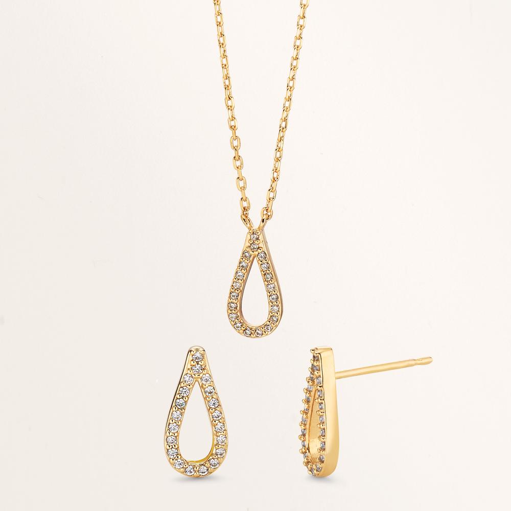 Ørestikker Bronze forgyldt