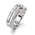 Ringe 750/18K hvidguld Diamant 0.11 ct, w-si
