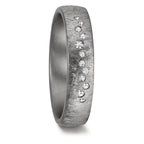 Partnerringe 999 tantal Diamant 0.104 ct, 12 Sten , w-si