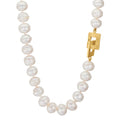 Collier Sølv Ferskvands kulturperle 10-10.5 mm 52 cm