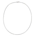 Collier Sølv rhodineret 45 cm
