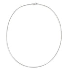 Collier Sølv rhodineret 45 cm