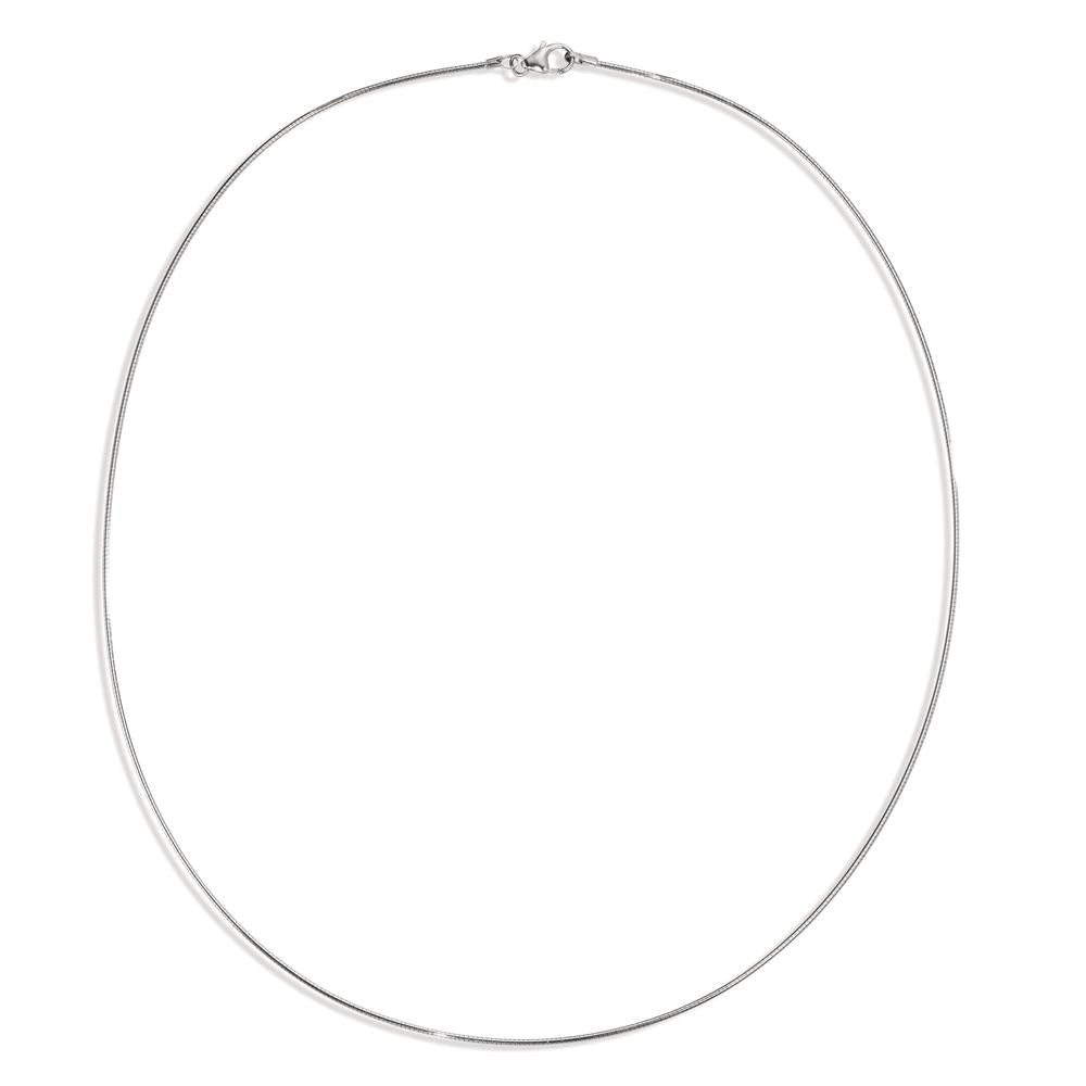 Collier Sølv rhodineret 45 cm