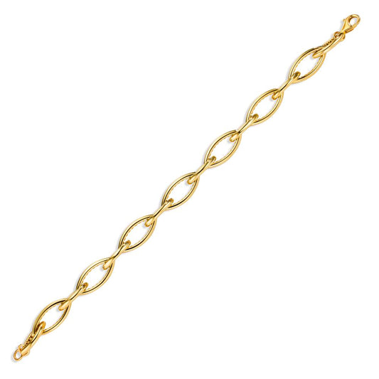 Armbånd 375/9K guld 20 cm