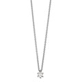 Collier 750/18K hvidguld Diamant 0.15 ct, w-si 40-42 cm