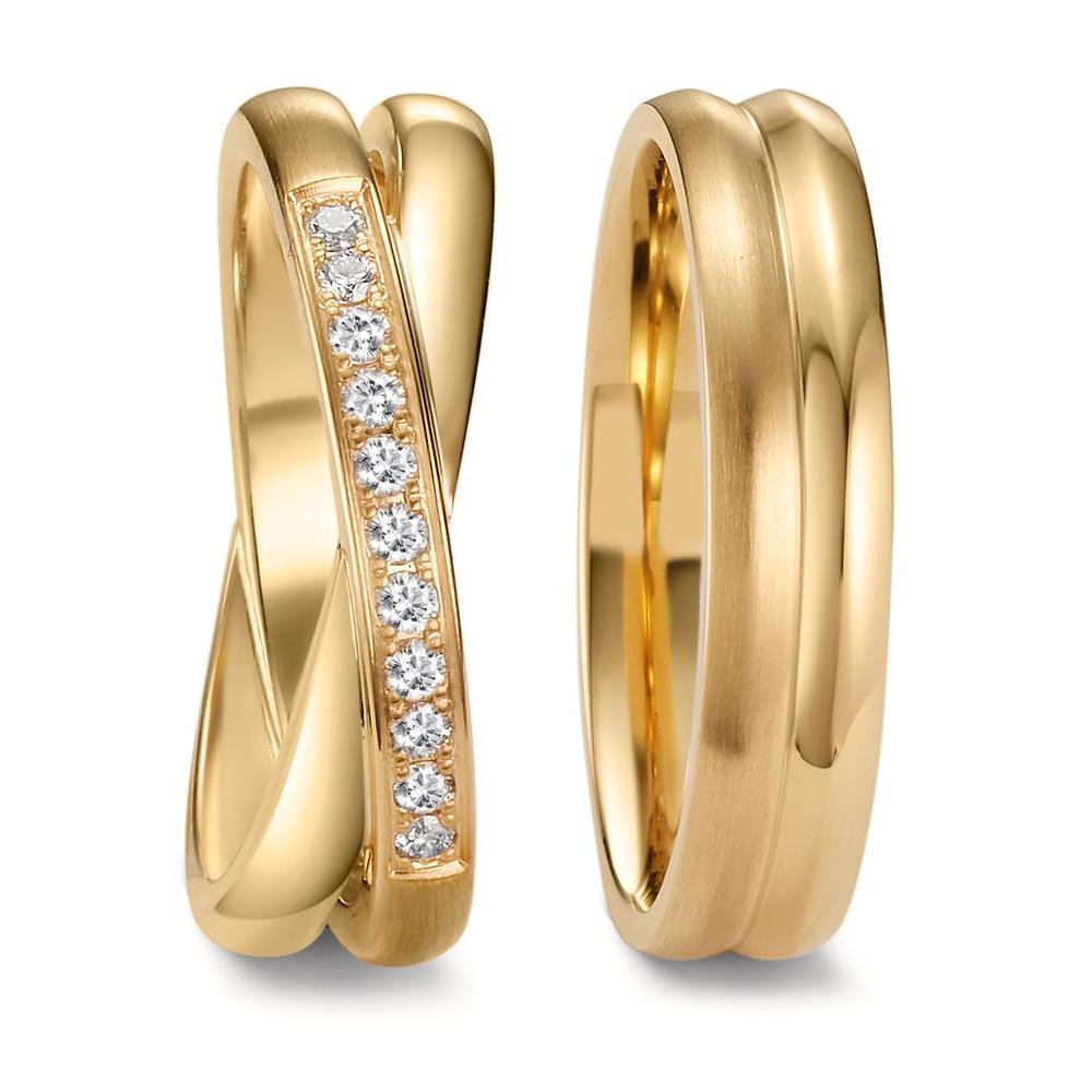 Partnerringe 750/18K guld