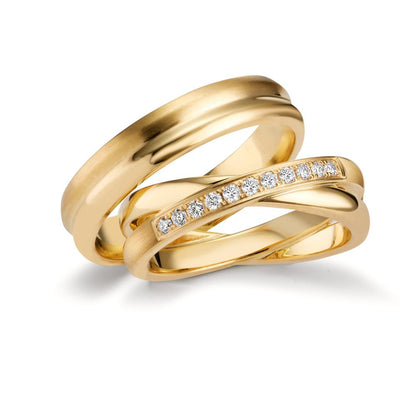 Partnerringe 750/18K guld