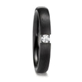 Partnerringe Zirkonium Diamant 0.09 ct, w-si