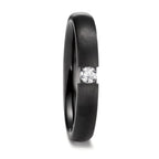 Partnerringe Zirkonium Diamant 0.09 ct, w-si
