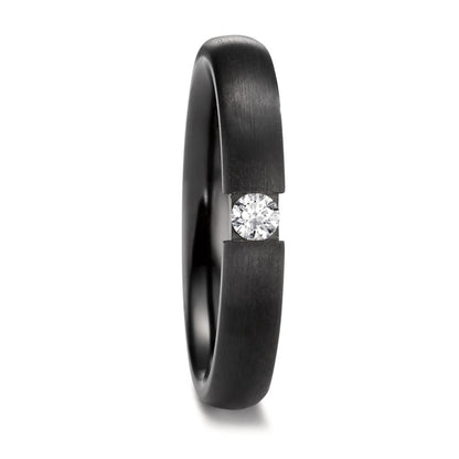 Partnerringe Zirkonium Diamant 0.09 ct, w-si