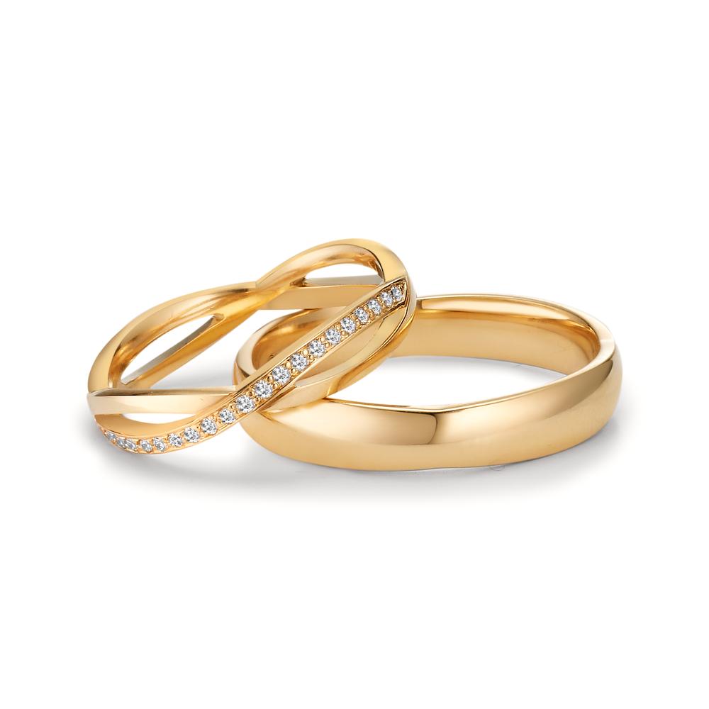 Partnerringe 750/18K guld