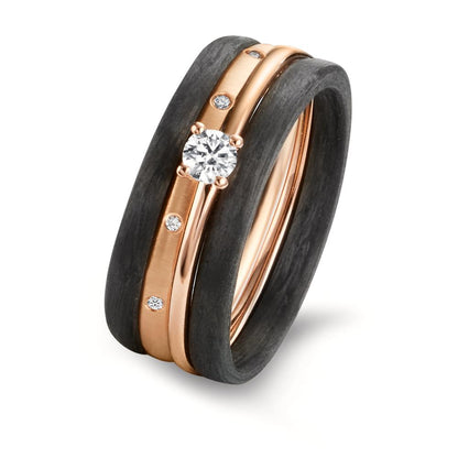 Ring sæt Diamant