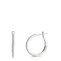 Click kreoler 750/18K hvidguld Diamant 0.185 ct, 50 Sten , w-si