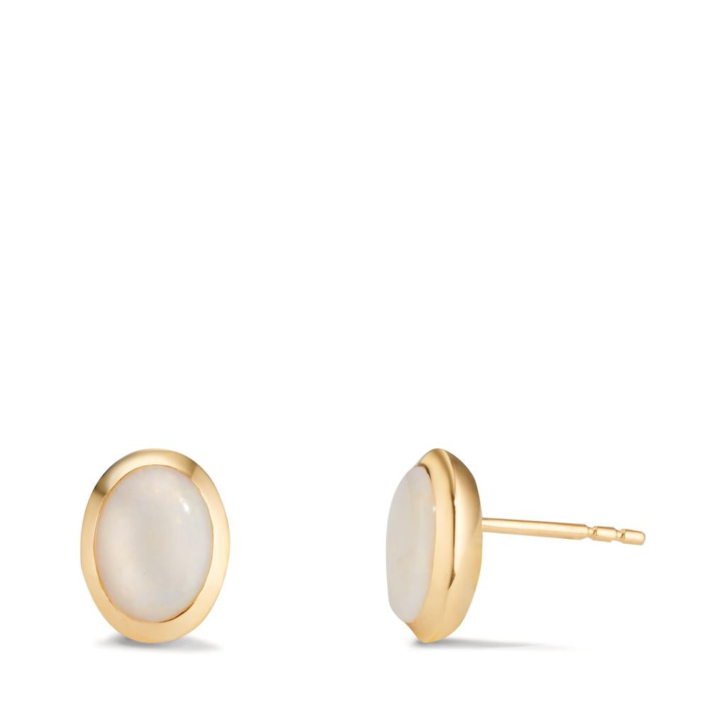 Ørestikker 750/18K guld Opal 2 Sten