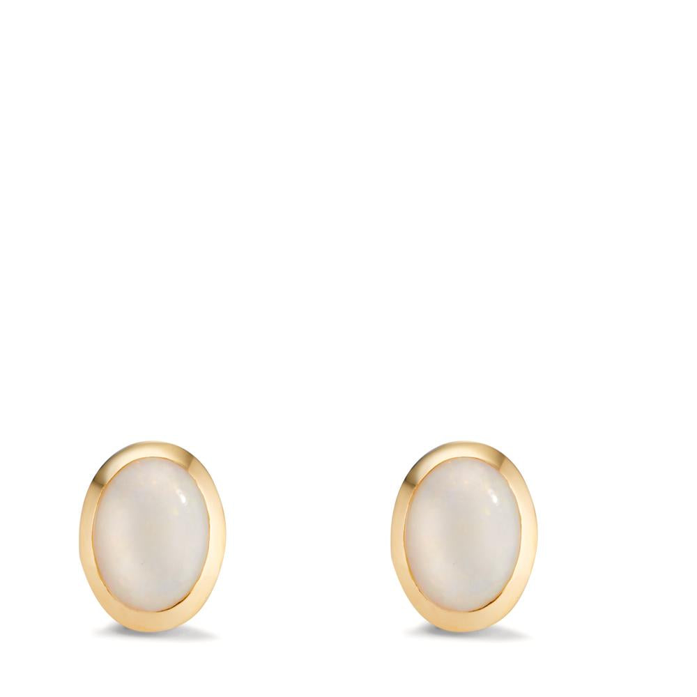 Ørestikker 750/18K guld Opal 2 Sten