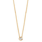 Collier 750/18K guld Diamant 0.03 ct, w-si 42-45 cm