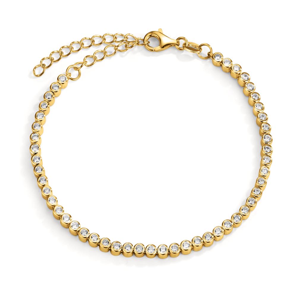 Armbånd Sølv Zirconia forgyldt