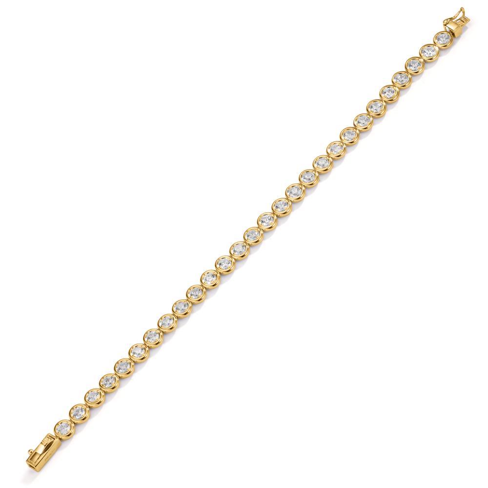Armbånd Sølv Zirconia 28 Sten forgyldt