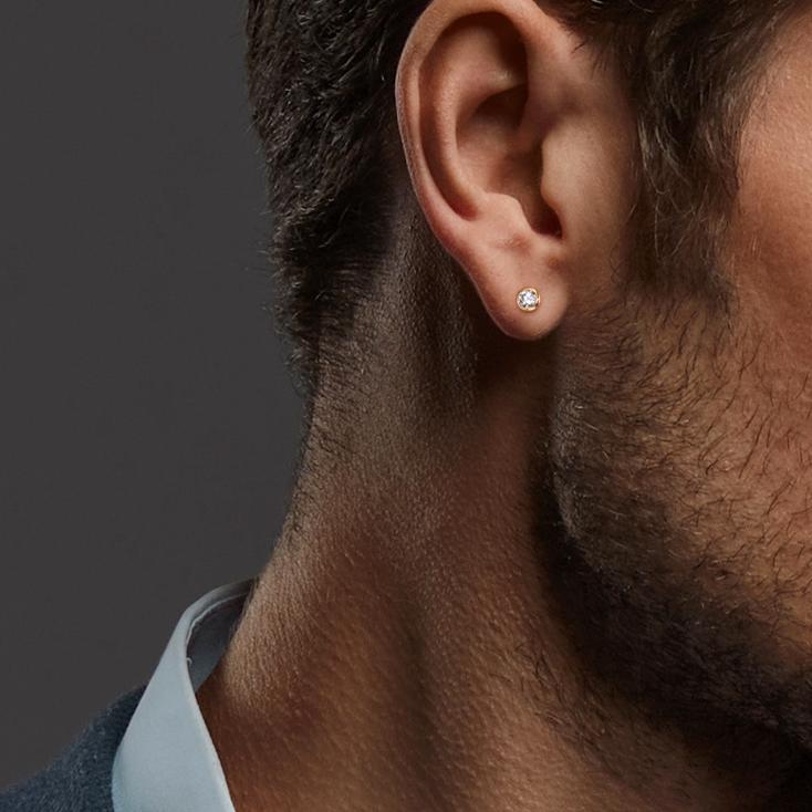 Ørestik 1 stk 750/18K guld