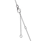 Collier 750/18K hvidguld Topas 1.31 ct, 12 Sten, London Blue Topaz 0.41 ct, 3 Sten, Kvarts 0.06 ct, 2 Sten, Rosenkvarts 0.19 ct, 4 Sten 40-45 cm