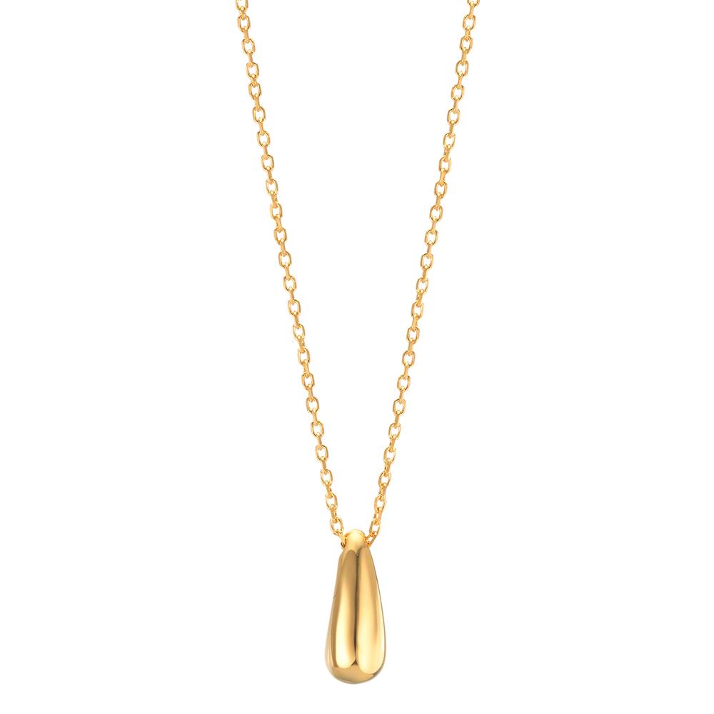 Collier Sølv gul forgyldt 40-44 cm