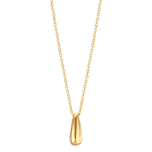 Collier Sølv gul forgyldt 40-44 cm