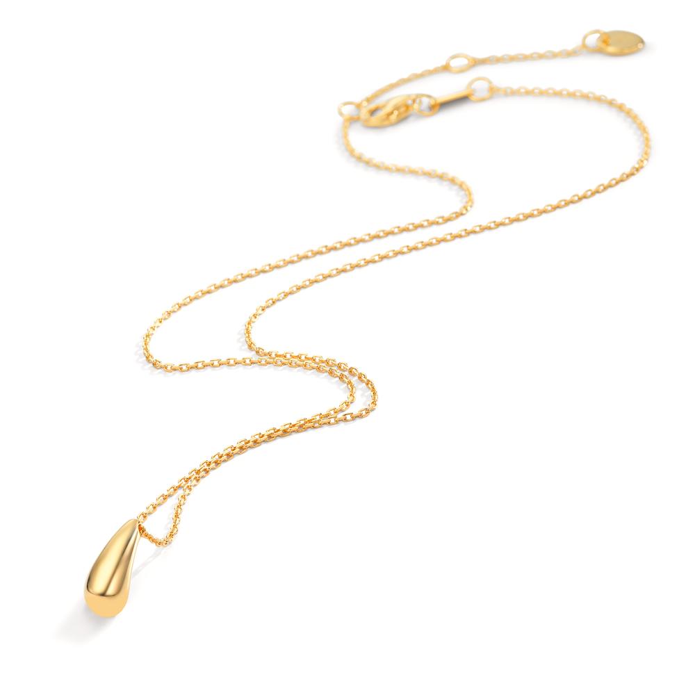 Collier Sølv gul forgyldt 40-44 cm