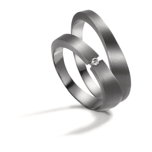 Partnerringe 999 tantal Diamant 0.03 ct, w-si