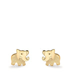 Ørestikker 375/9K guld Elefant