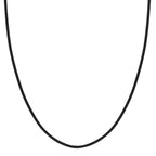 Halskæde Silikone, Rustfrit stål 45 cm