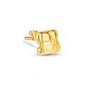 Ørestik 1 stk 750/18K guld Ko