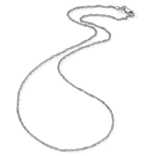 Collier Sølv rhodineret 45 cm