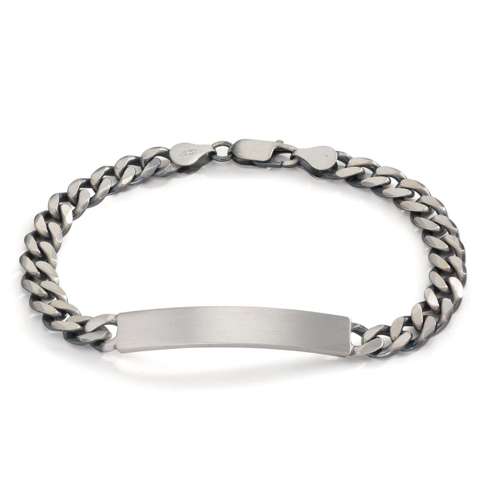 Indgraveret armbånd Sølv patineret 20 cm