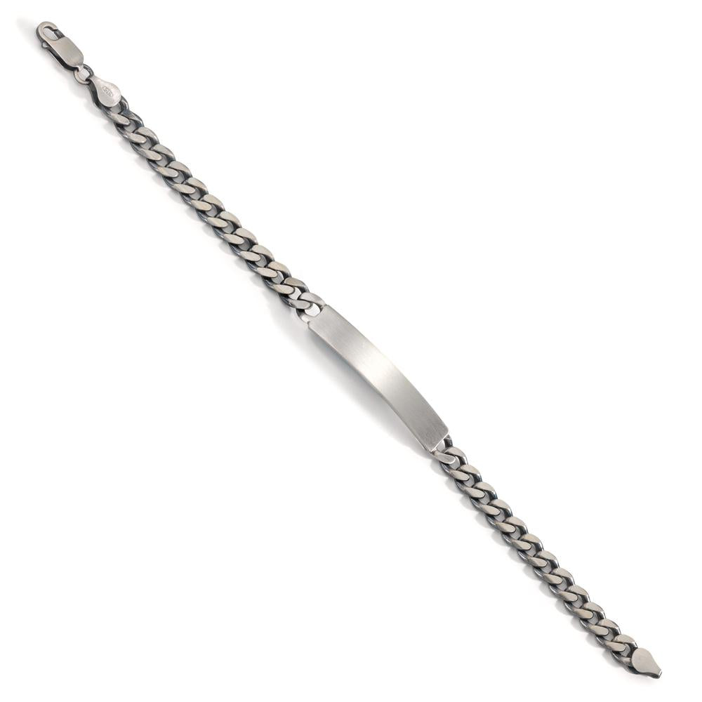 Indgraveret armbånd Sølv patineret 20 cm