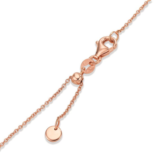 Armbånd 750/18K rødguld Ferskvands kulturperle, 9 Perler 15-18 cm