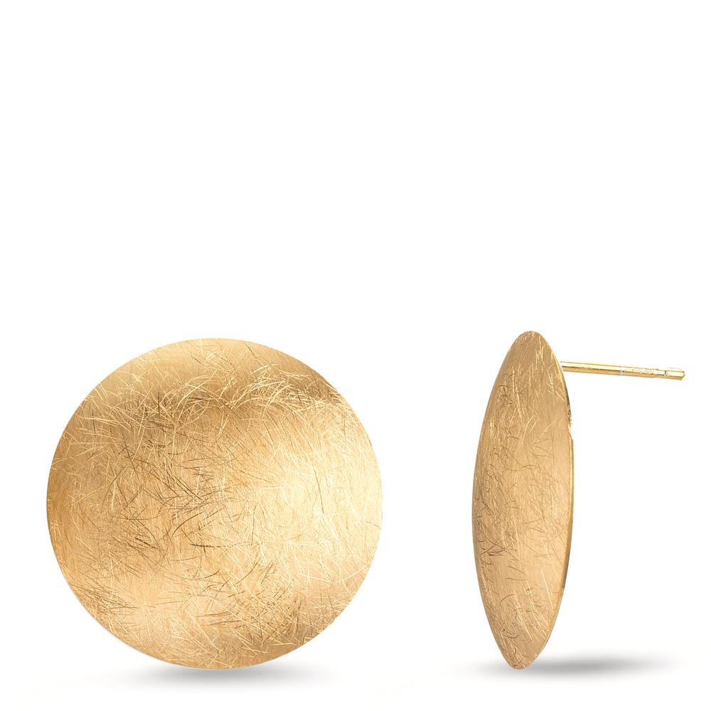 Ørestikker Sølv gul forgyldt Ø22 mm