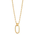 Collier Sølv gul forgyldt 40-44 cm