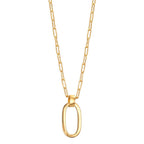 Collier Sølv gul forgyldt 40-44 cm