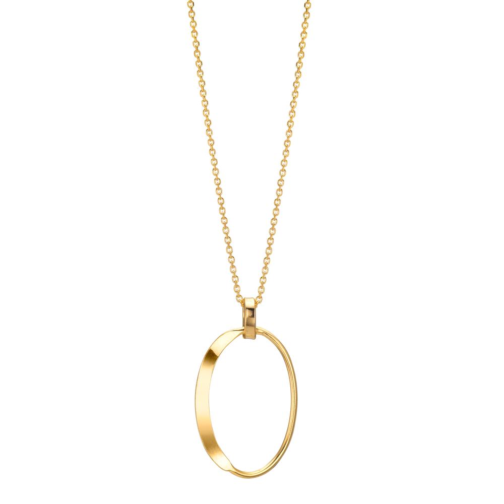 Collier Sølv gul forgyldt 40-44 cm