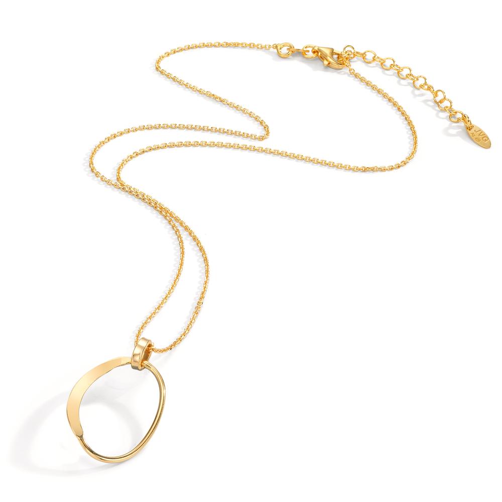 Collier Sølv gul forgyldt 40-44 cm