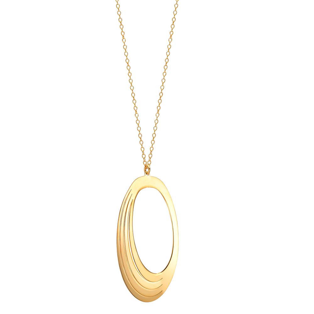 Collier Sølv gul forgyldt 40-44 cm