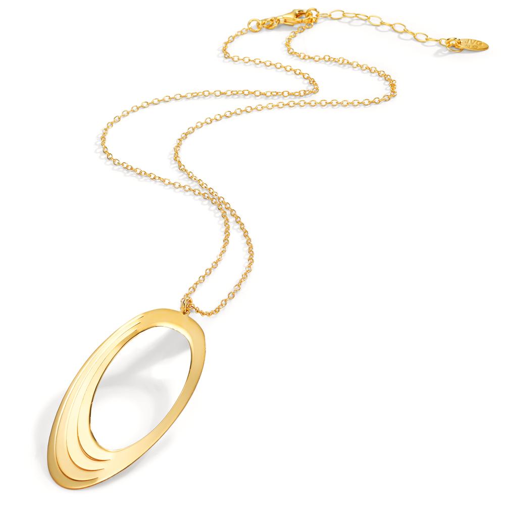 Collier Sølv gul forgyldt 40-44 cm