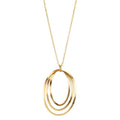 Collier Sølv gul forgyldt 40-44 cm