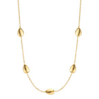 Collier Sølv gul forgyldt 40-44 cm