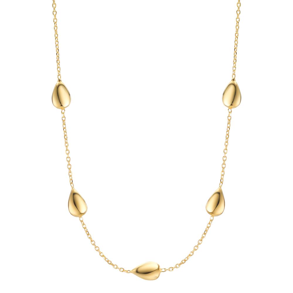Collier Sølv gul forgyldt 40-44 cm