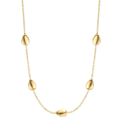Collier Sølv gul forgyldt 40-44 cm