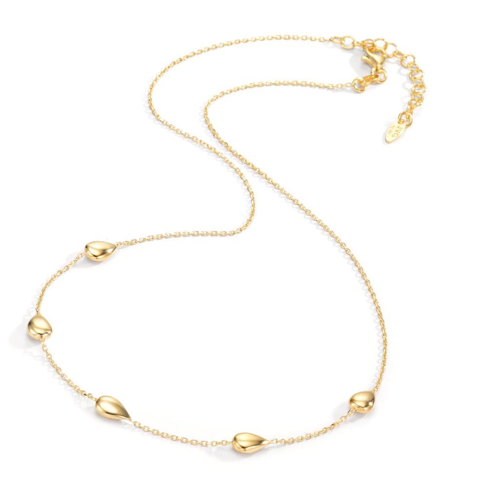 Collier Sølv gul forgyldt 40-44 cm