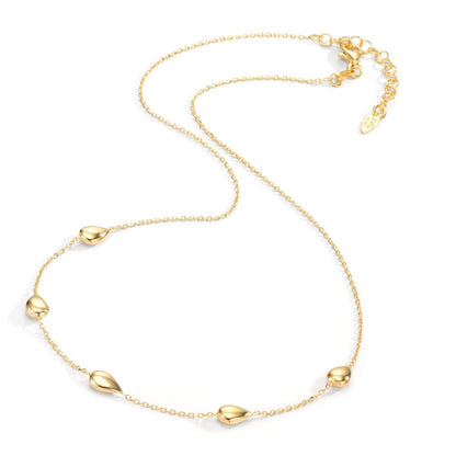 Collier Sølv gul forgyldt 40-44 cm