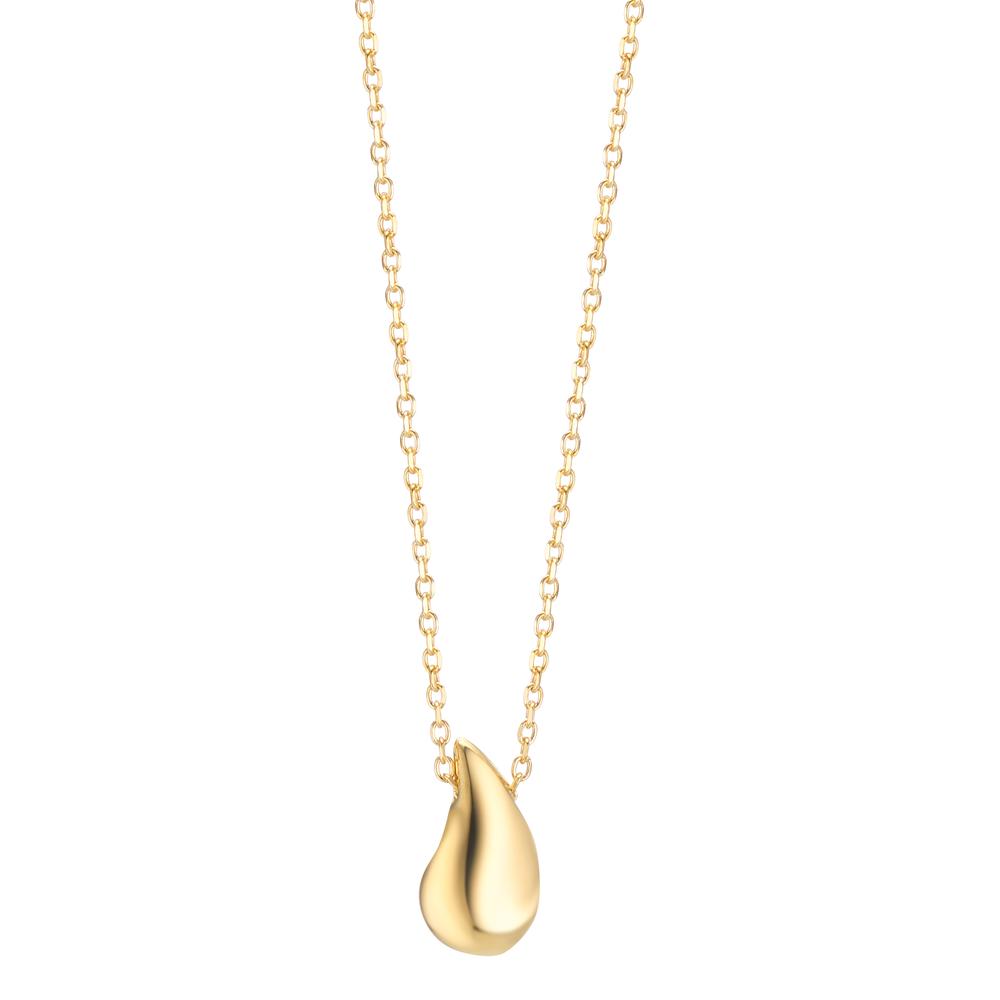 Collier Sølv gul forgyldt 40-44 cm