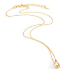 Collier Sølv gul forgyldt 40-44 cm